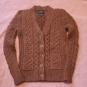 Howlin' Honey Fisherman Cardigan in Rust